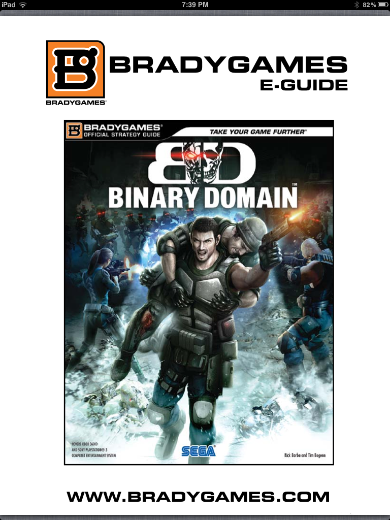 Binary domain достижения